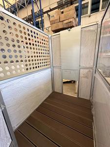 Perrera sellada de acero inoxidable con aislamiento que no infecta la jaula de lavado sanitario Perrera Gran espacio Cómoda <span class=keywords><strong>caseta</strong></span> para perros - Product Image 5