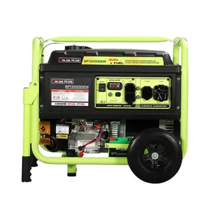 Generator cadangan rumah portabel bahan bakar ganda, propana cair 13000 Watt dan bertenaga bensin