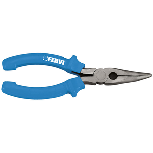Fervi 45 Degree Bent Half Round Nose Pliers 180mm For Precision <b>Wire</b> Work - Product Image 1