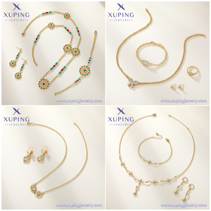 Set de Joyería Xuping para Mujer <span class=keywords><strong>CoCreate</strong></span> 2025 Top Ventas, Bañado en Oro, Estilo Bohemia para Vacaciones - Product Image 2