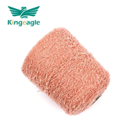 King eagle Factory Price Super weiches lockiges Nerzgarn zum Stricken von Pullovern
