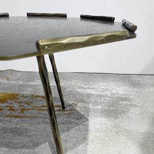 <span class=keywords><strong>Tavolino</strong></span> da caffè moderno da tavolo nordico forgiato <span class=keywords><strong>giallo</strong></span> ottone acciaio al carbonio gamba salotto mobili <span class=keywords><strong>tavolino</strong></span> da salotto - Product Image 4