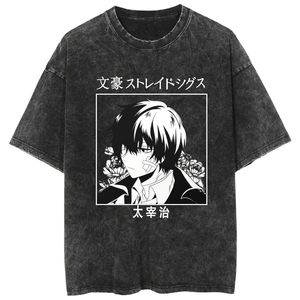 <span class=keywords><strong>T</strong></span>-shirt a maniche corte in cotone 100% ispirata a Bungo Stray Dogs per uomo e donna di Wenhao Ye Quan - Product Image 4