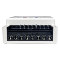 Compteur d'énergie triphasé intelligent prépayé avec clavier STS, affichage LCD, 80A 230V, classe 1.0, 0-999.9kWh, sécurité STW38-A