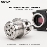 Composants de vision industrielle de précision Oerlik, usinage CNC, support de caméra, support de capteur, fixation optique, fabricant OEM