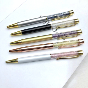 Chuse Crystal Gravels Ball <b>Pens</b> Healing Crystal <b>Pen</b> with Tiny Gemstone Chips - Product Image 1