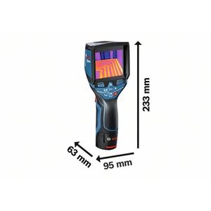 BOSCH - 0601083108 Thermo Detector GTC 400 C Professional en étui L-Boxx 136 avec sangle de transport - Product Image 2
