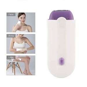 Épilateur électrique intelligent pour femmes à lumière bleue, rasoir rotatif automatique pour le visage, les jambes et les lèvres - Product Image 5