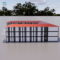 Grandes maisons préfabriquées en conteneurs mobiles de 40 pieds et 20 pieds pour les chantiers de construction, les usines, les dortoirs, maison en conteneur