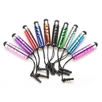 Pen Stylus layar sentuh kapasitif mini, pena Stylus layar sentuh untuk iPhone iPad Samsung Tablet Universal