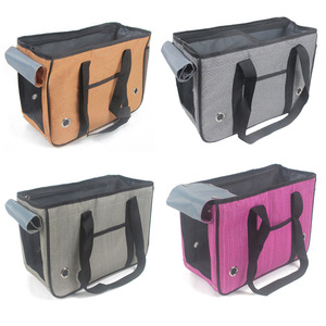 Sac de transport souple pour animaux de compagnie, sac de voyage respirant et portable pour petits chiens et chats, capacité 12 Jin - Product Image 1