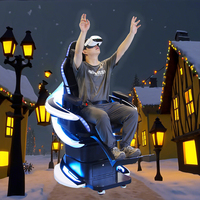YHY Intérieur 9D VR Chaise Simulateur Machine De Jeu Vr Simulateur Fournisseur Poséidon Roller Coaster Équipement pour Parc D'attractions