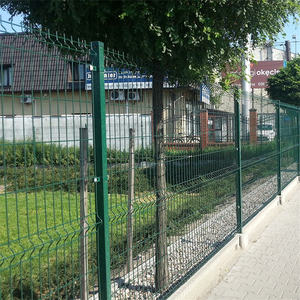 Panneau de clôture en treillis métallique 3D galvanisé et recouvert de PVC de haute qualité, traité thermiquement, respectueux de l'environnement, <span class=keywords><strong>pour</strong></span> jardin extérieur - Product Image 5