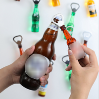 Décapsuleur magnétique multifonctionnel créatif pour réfrigérateur, ouvre-bouteille domestique, ouvre-vin, ouvre-bouteille de bière en gros