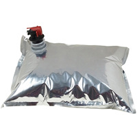 Sac BIB de qualité alimentaire avec robinet papillon, pochette en aluminium pour liquides, pour un dosage facile du vin, du jus, de l'huile, du lait