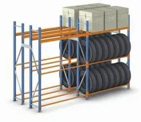 Supports de roues en acier OEM ODM, présentoir de pneus de voiture, Rack de pneus de camion lourd empilable, rack de pneus de rechange de moto