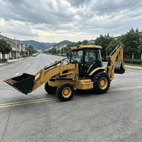 Excavator-Loader dan Backhoe Loader Tugas Berat dengan Gaya Dorong Kuat untuk Pekerjaan Pembongkaran