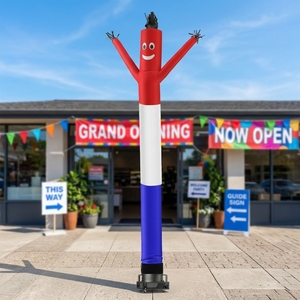 Oem Christmas Air Dancer Publicidad Wacky Waving Tubo inflable Hombre con soplador - Product Image 1