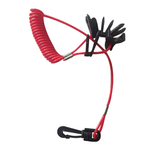 Fabricantes marinos ISURE, suministro de cuerda de extinción de barco de motor rojo, llave de yate, cuerda de resorte, accesorios marinos - Product Image 4
