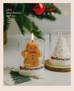 Fragrance Scented White Peach Oolong Handmade with Glass Jar Environment-Friendly Christmas Decoration <b>Ornaments</b> Gift Set - Product Image 2