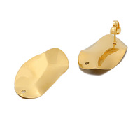 Clous ronds en acier inoxydable plaqué or pour la fabrication de boucles d'oreilles pendantes DIY, breloques et accessoires de bijouterie pour anniversaire