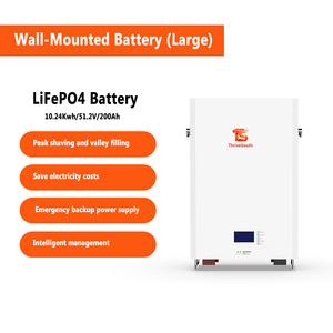 ชั้นวางแบตเตอรี่ติดผนัง 51.2V แบตเตอรี่ LiFePO4 51V 200Ah 10kWh แบตเตอรี่ลิเธียมไอออน 6000 - Product Image 2