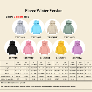 Felpe <span class=keywords><strong>con</strong></span> Cappuccio a Orecchie di Orso per Mamma e Figlia, Cappotti Invernali in Cotone Felpato, Felpe Personalizzabili per Donne e Bambini da 0 a 12 Anni - Product Image 3