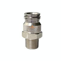 3/8 "moleté Slip Lock Tube de couplage rapide connecter croix té ligne droite coude brouillard système de refroidissement raccord connecteur Joint