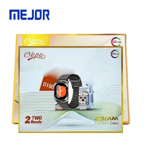 Bộ Quà Tặng đồng hồ không dây Montres <span class=keywords><strong>D100</strong></span> mới Bộ đồng hồ thông minh 2in1 phù hợp với tai nghe đồng hồ thông minh 2 trong 1 Pro Max - Product Image 1