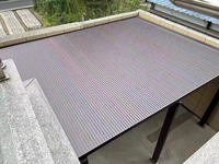 Abri de voiture extérieur en aluminium de haute qualité Amas Sun Shade avec panneaux Great Wall pour parking