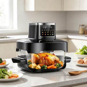 Nuevo Modelo de Freidora de Aire de Doble Cesta de 6L con Control Digital de 1500W, Instalación Integrada, Certificación LFGB KC, Electrodoméstico de Cocina - Product Image 5