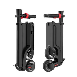 Kualitas Tinggi Murah X6 Mini Ransel Lipat Lipat Electric Scooter 5.5 Inch Off-Road untuk Orang Dewasa Tendangan Skuter