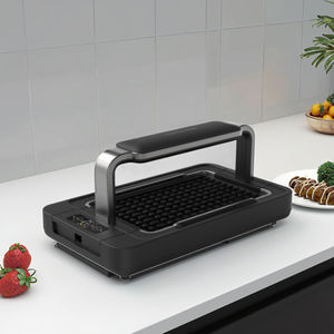 شواية كهربائية 1500 واط مع صينية تجميع الزيت قابلة للإزالة ودرجة حرارة قابلة للتعديل للشقق، شواء بدون دخان - Product Image 4