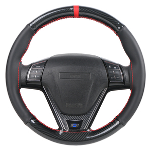 Funda Universal de Cuero Artificial para <span class=keywords><strong>Volante</strong></span> de Coche Cosida a Mano DIY Cubierta Protectora de Cuero Trenzado para <span class=keywords><strong>Volante</strong></span> de 38 cm - Product Image 3