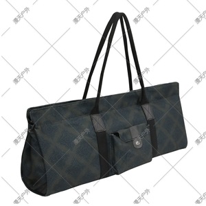 Bolsa de yoga de nailon rectangular resistente al agua con cierre de cremallera para práctica y almacenamiento de yoga - Product Image 1