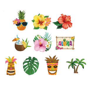 Decorazioni per Feste Hawaiane Estive: Striscione <span class=keywords><strong>ALOHA</strong></span>, Bandierine a Spirale, Accessori per Feste Estive - Product Image 3