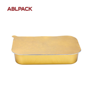 Vàng bịt kín Takeaway thực phẩm dày hơn Pan thực phẩm khay nhà bếp khách sạn nhà hàng sử dụng dùng một lần nhôm lá container - Product Image 3