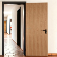 Puertas de Madera MDF de Alta Calidad, Diseños de Puertas de PVC para Dormitorio, Catálogo de Diseños de Puertas de PVC Contra Incendios, Venta a Bajo Precio