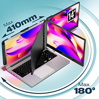 Extension d'écran d'ordinateur portable 14 "FHD 1080P IPS moniteur portable pour ordinateur portable haut-parleur intégré moniteur à double écran pour ordinateurs portables 13"-17"