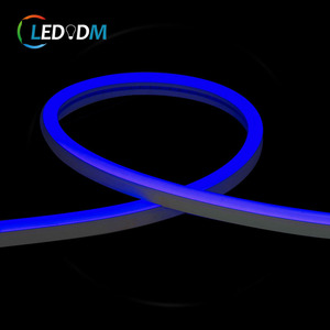 Luz <span class=keywords><strong>LED</strong></span> de Neón Flexible Impermeable, 12*12mm, <span class=keywords><strong>Manguera</strong></span> de Silicona Negra, 5m/rollo, 12vdc, CRI80, <span class=keywords><strong>RGB</strong></span>, Corte de 5cm, para Iluminación de Edificios - Product Image 6