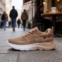 Chaussures de créateur personnalisées, chaussures confortables pour femmes, baskets à semelle souple, baskets pour hommes, chaussures de style décontracté pour la course, logo personnalisé