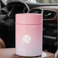 Désodorisant d'air pour l'intérieur de la voiture, plusieurs senteurs, design rose élégant, diffuseur d'arômes de voiture longue durée
