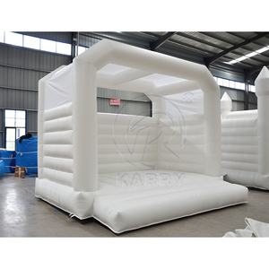 Château gonflable élégant tout blanc avec toit ouvert pour réceptions <span class=keywords><strong>de</strong></span> mariage, fêtes <span class=keywords><strong>de</strong></span> luxe et locations d'événements - Product Image 3