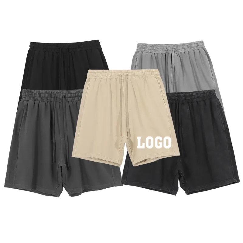 Factory Direct Custom Logo Große Unisex-Shorts Sport Casual Herren-Shorts aus Baumwolle