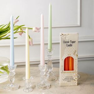Ensemble élégant de 4 bougies parfumées de style Morandi, couleur dégradée, romantique européen, sans fumée - Product Image 2