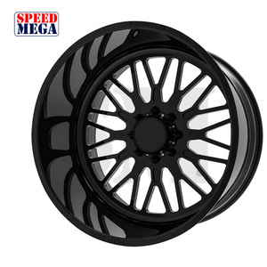 ล้อรถบรรทุกแบบฟอร์จ Super Single ขอบลึกพิเศษ ขนาด 20 22 24 26 28 30 นิ้ว 26x14 26x16 8x165.1 สำหรับรถ Dodge RAM 2500 ปี 2006 - Product Image 4