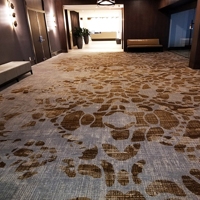 Moquette sur mesure pour hôtel 5 étoiles, gris foncé, salle de banquet commerciale, moquette de luxe mur à mur, chambre d'hôtel