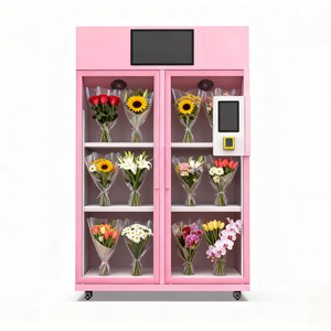 Ai Hoa bó hoa Máy bán hàng tự động với điện tử màn hình cảm ứng máy nén làm mát thanh toán thẻ tín dụng SDK giám sát từ xa - Product Image 2