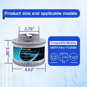 Opblaasbare Spa <span class=keywords><strong>Filter</strong></span> Cartridge Compatibel Fd2089 <span class=keywords><strong>Filter</strong></span> Cartridges Zeef Voor Alle Modellen Hot Tub Spa Zwembad - Product Image 2