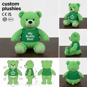 Fabricant de jouets en peluche personnalisés, jouets en peluche réalistes et moelleux en forme de fruits et d'<span class=keywords><strong>animaux</strong></span>, jouets en peluche de la Saint-Valentin, ours en peluche personnalisé <span class=keywords><strong>Mr</strong></span> Beast - Product Image 2